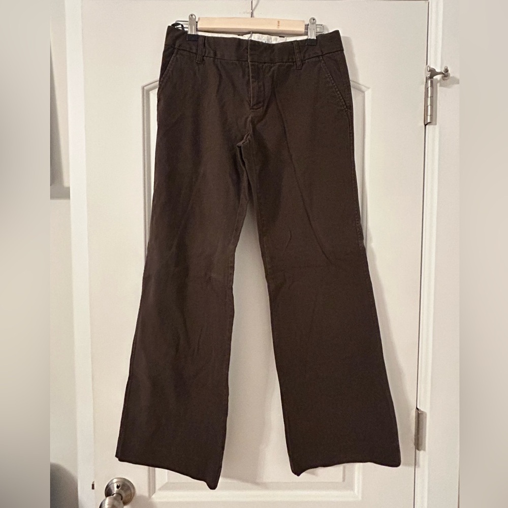 Women's GAP brown flare trousers